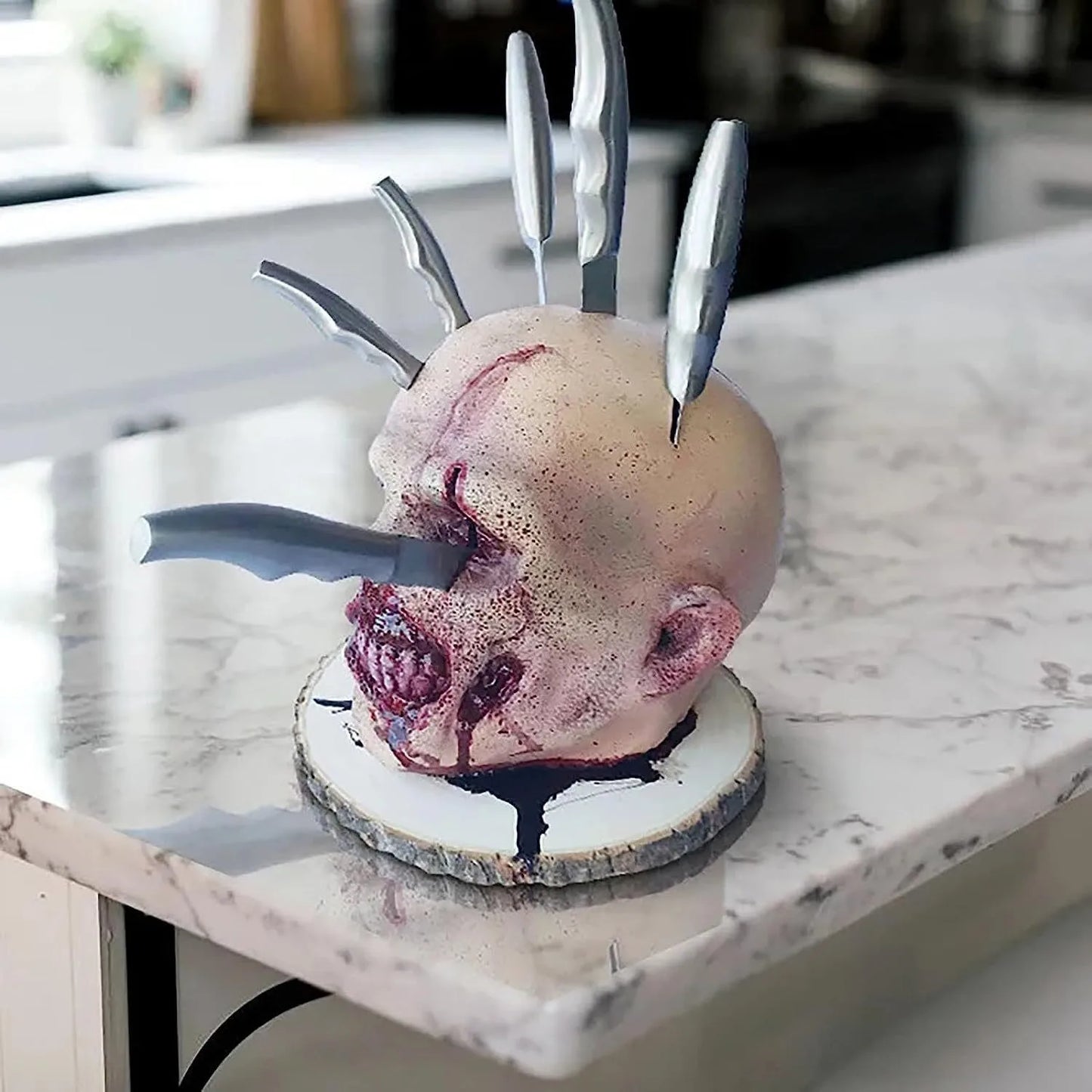 Horror Knife Holder Kitchen Holder Decoration