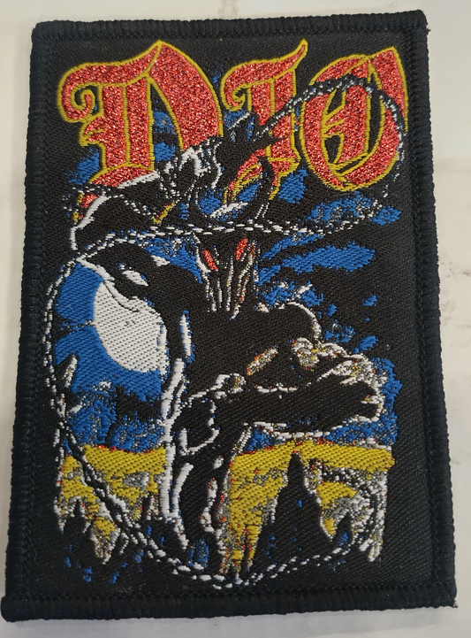 Dio Holy diver Black border Woven Patch