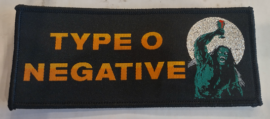 Type O Negative wolf Black Border Woven Patch