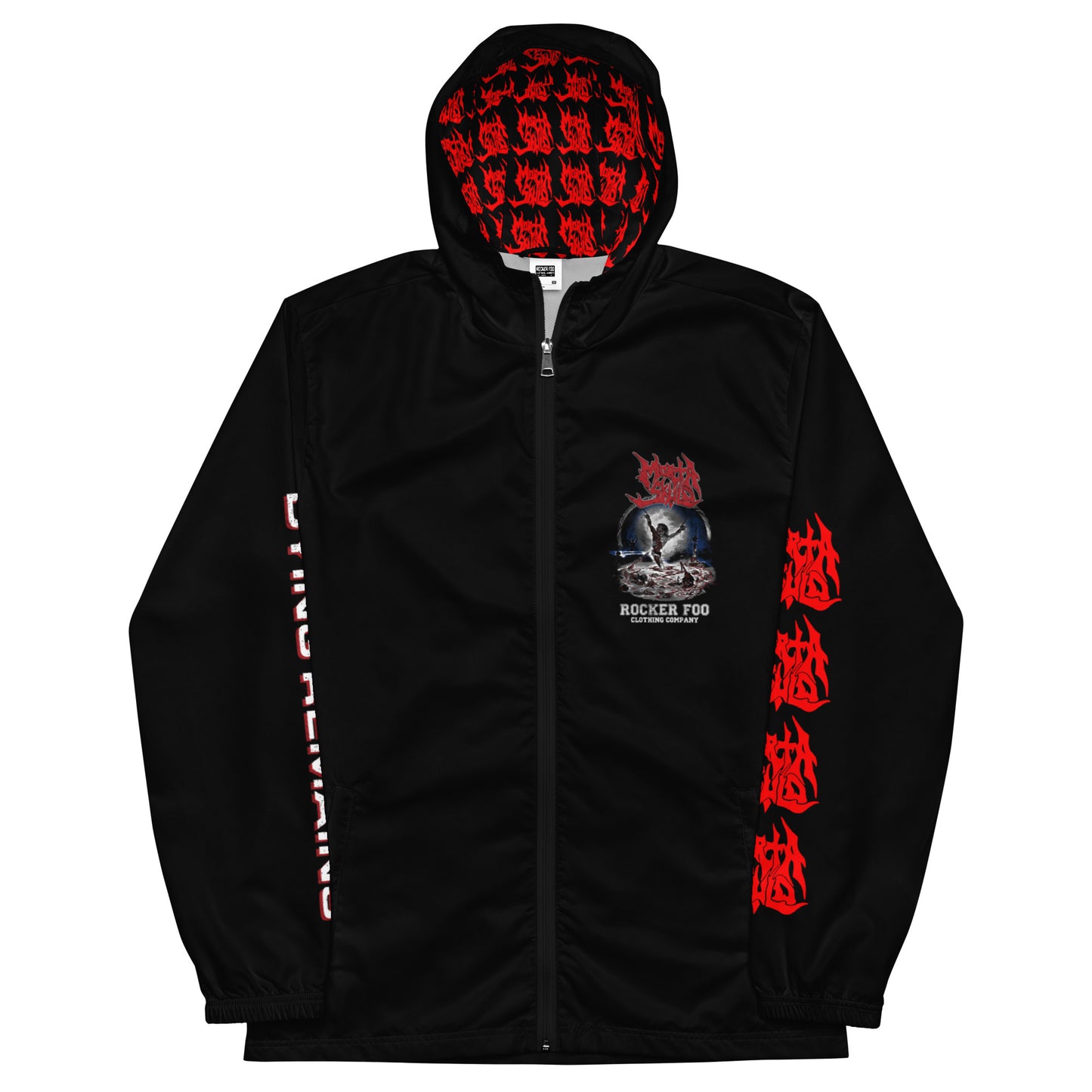 Morta Skuld Men’s windbreaker by Rocker Foo