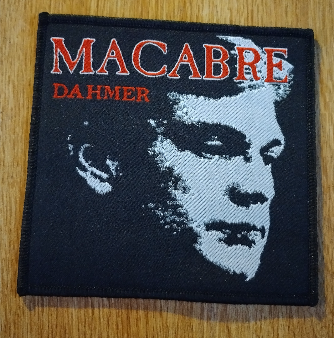 Macabre Dahmer Black Border Woven Patch