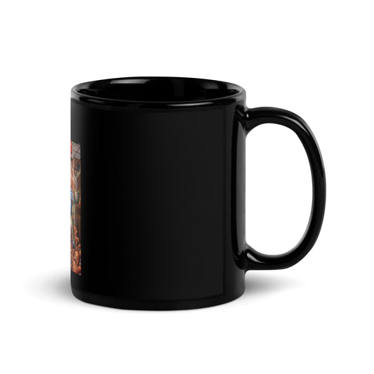 Cookie Corpse Black Glossy Mug