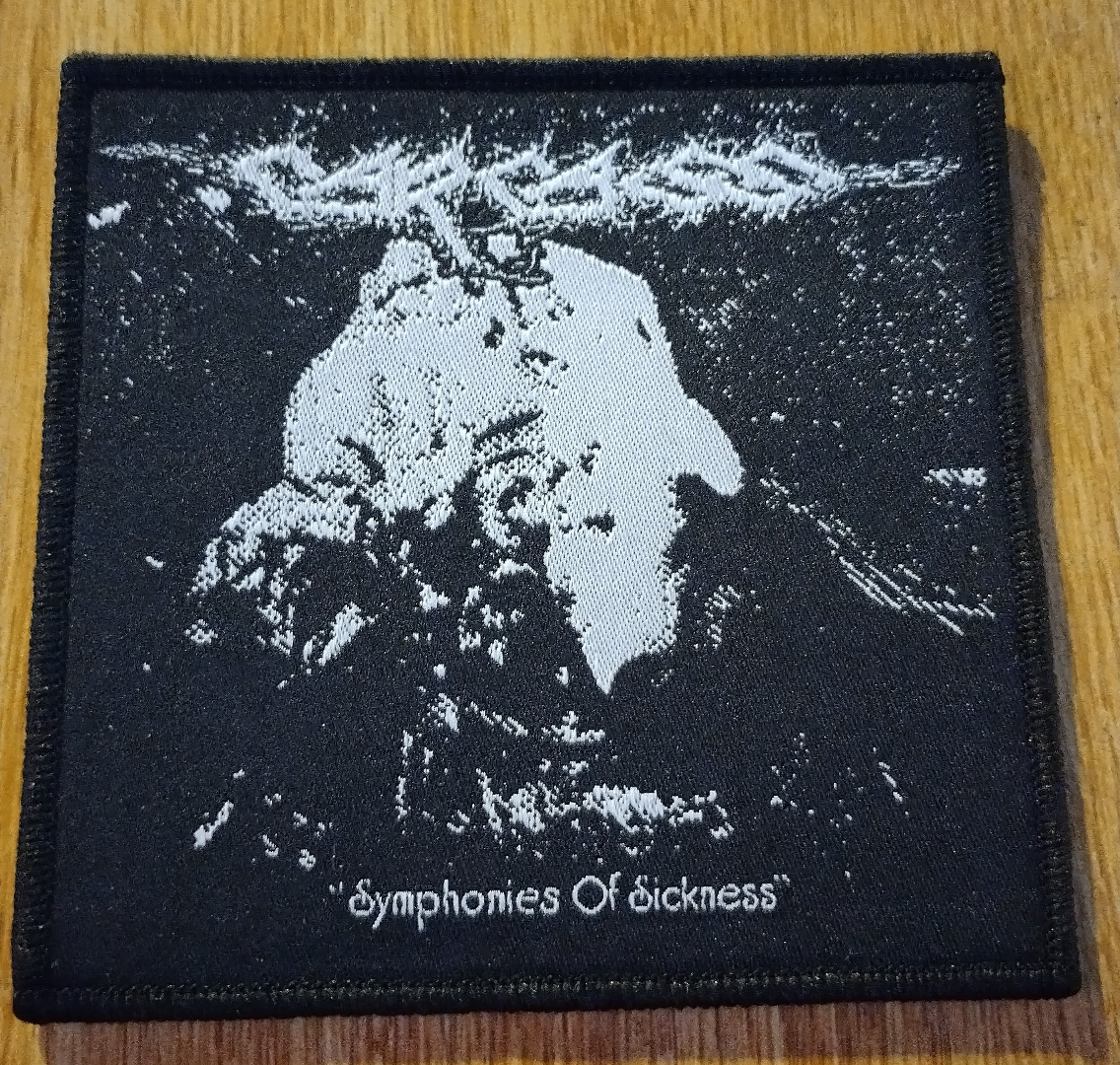 Carcass Symphonies of sickness Woven Patch