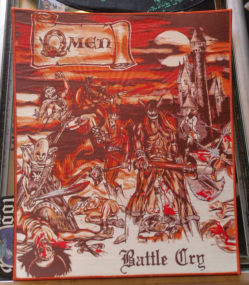 Omen Battle cry Woven Backpatch