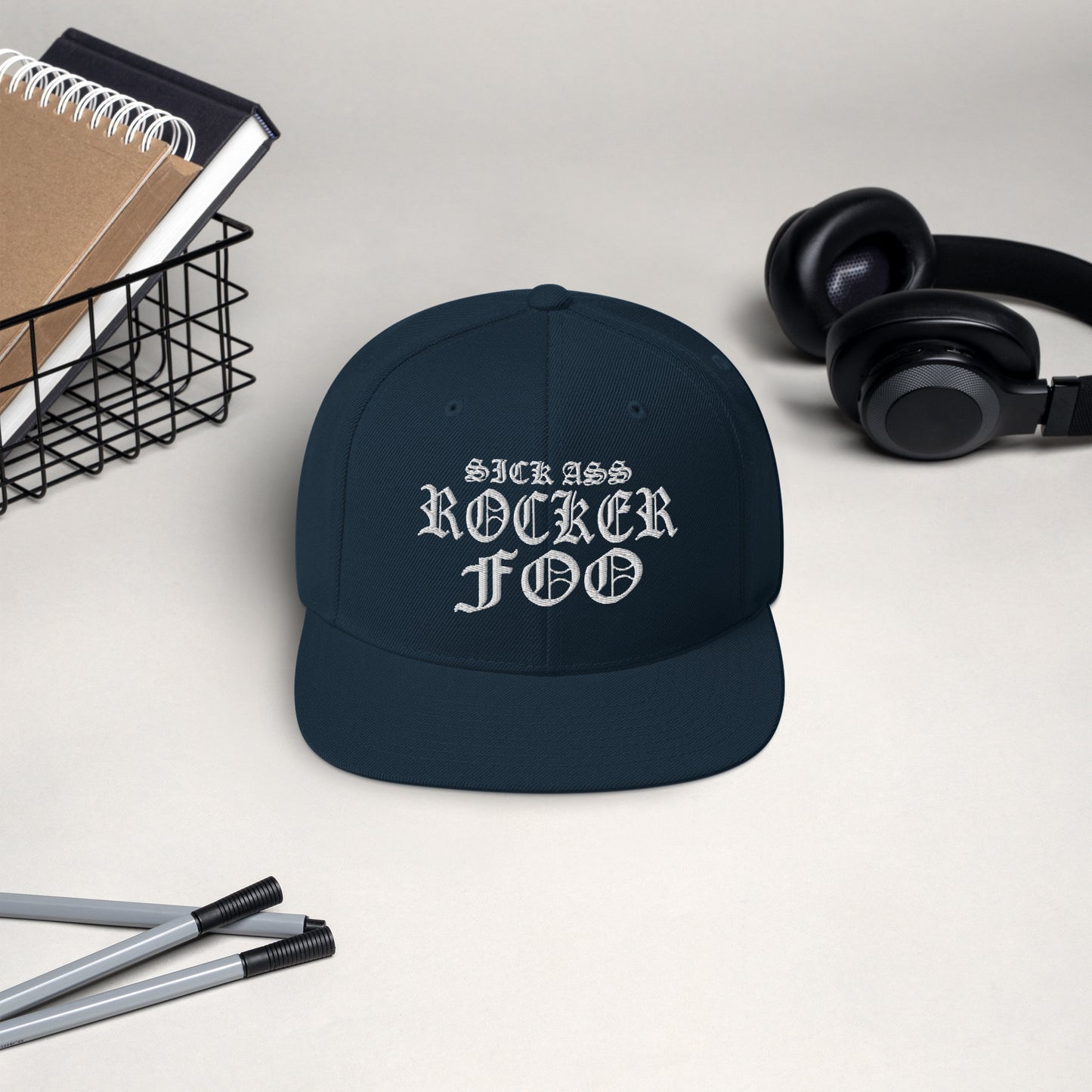 Sick Ass Rocker Foo Snapback Baseball Hat