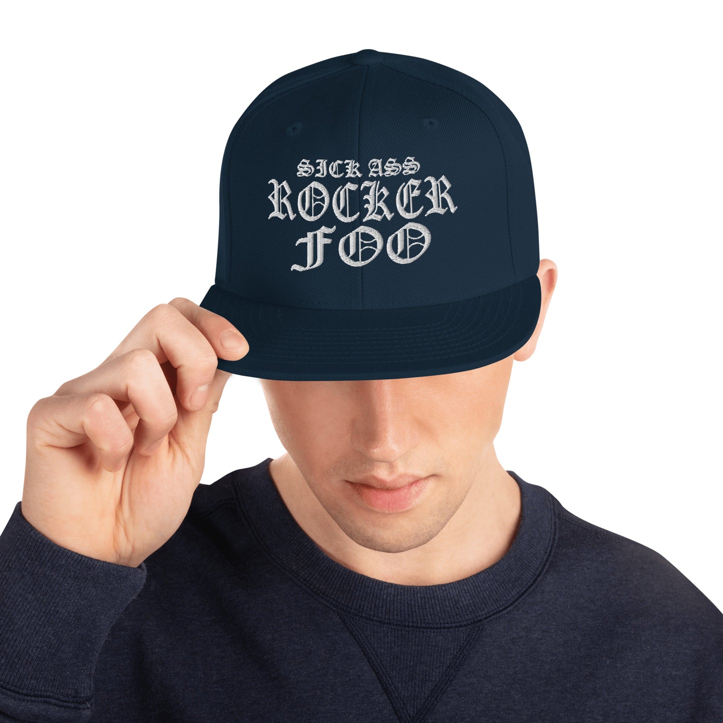 Sick Ass Rocker Foo Snapback Baseball Hat