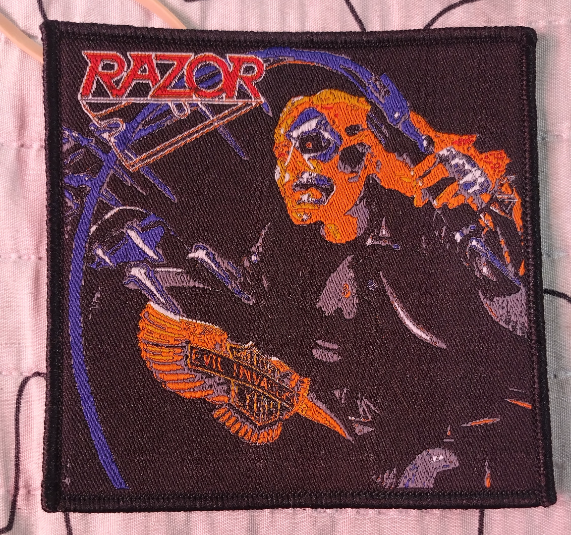 Razor Evil Invaders Woven Patch