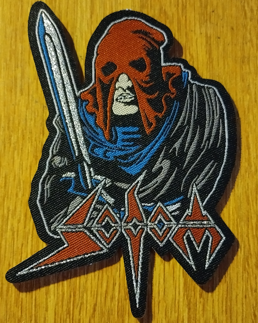 Sodom in the sign of evil laser cut Woven Patch