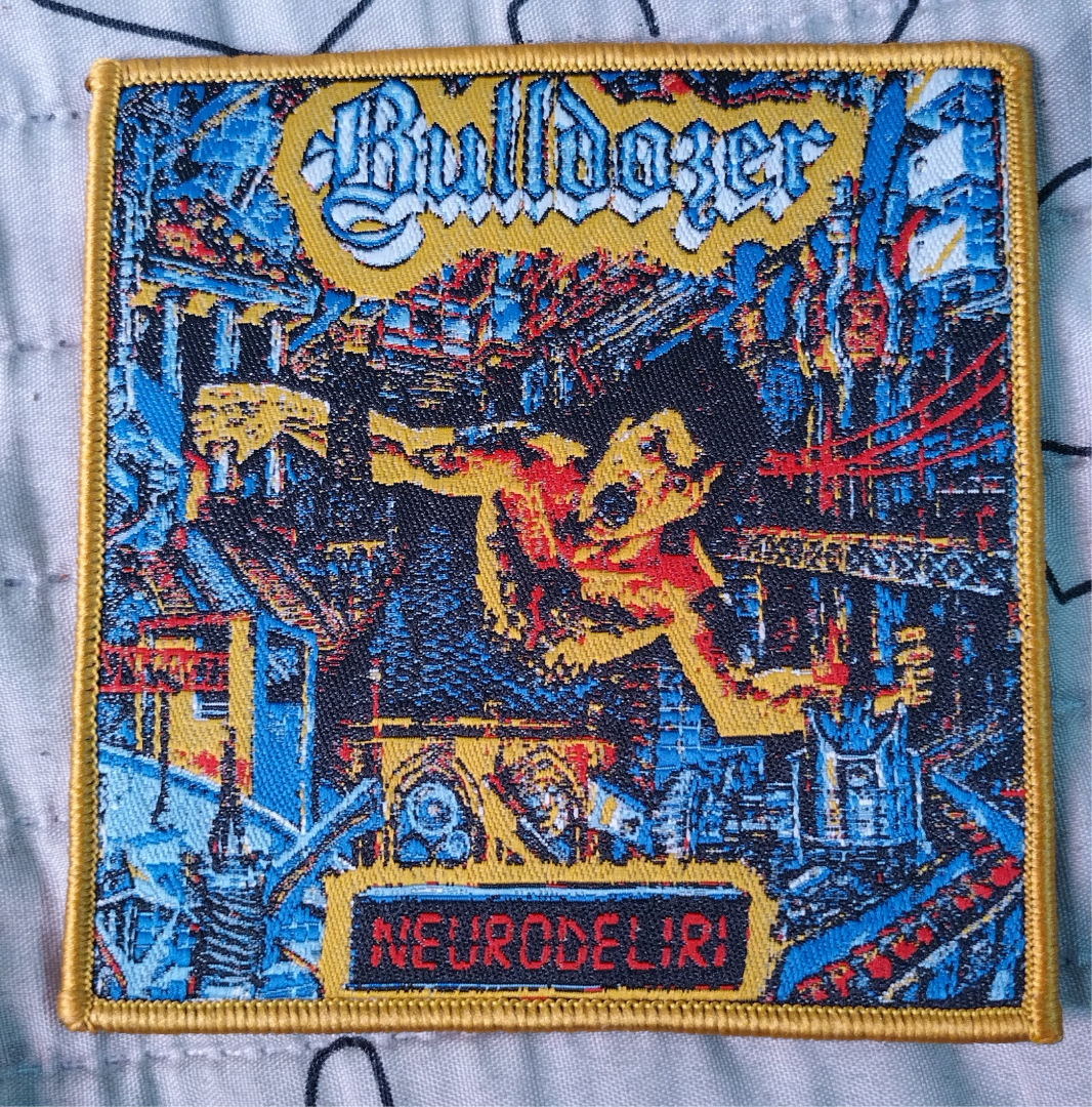 Bulldozer Neurodeliri Woven Patch