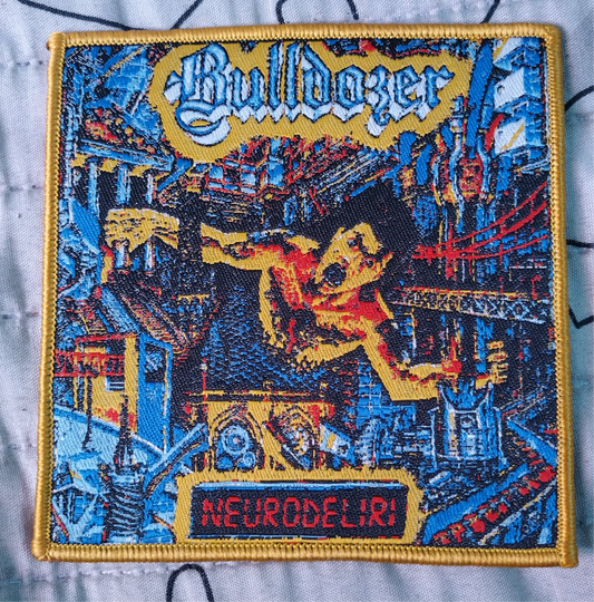 Bulldozer Neurodeliri Woven Patch