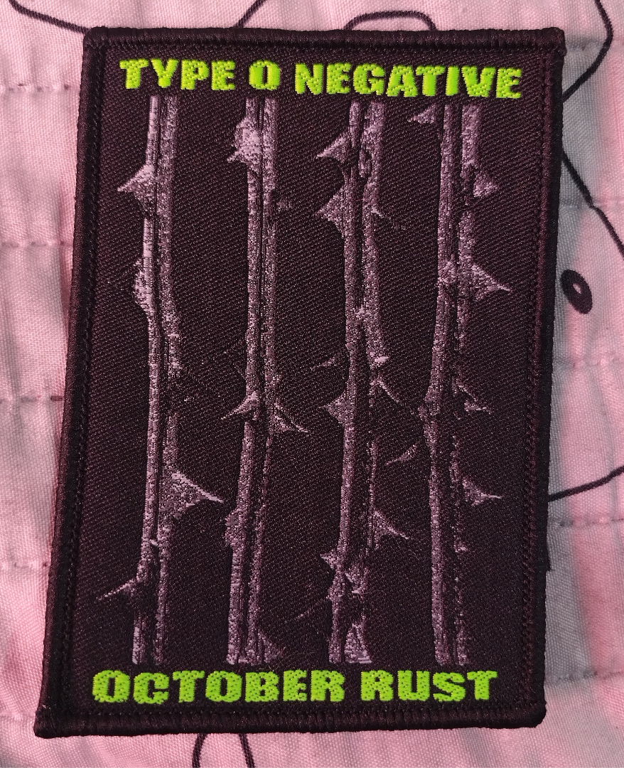 Type O Negative October Rust Woven Patch