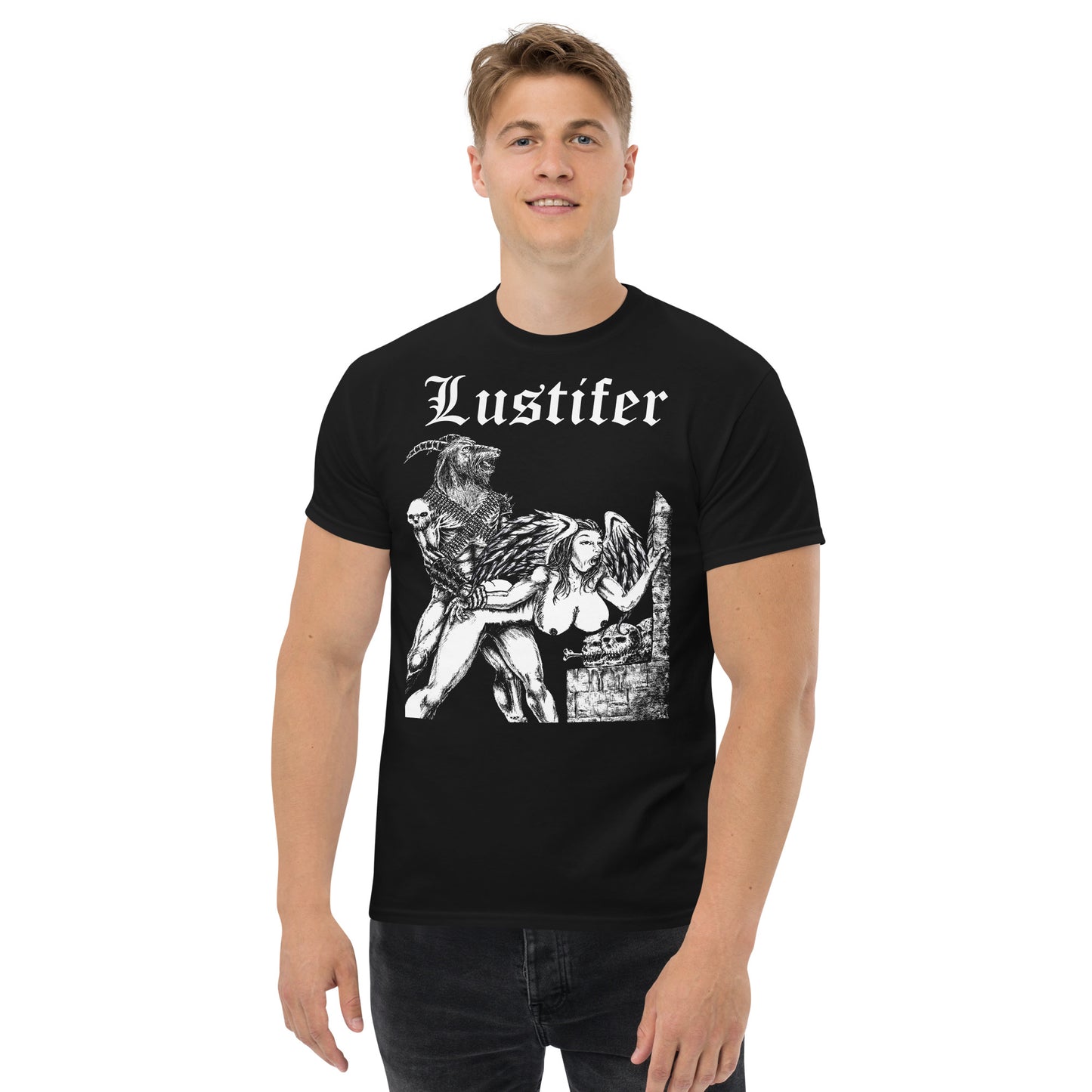 Lustifer Goat man and Woman T-SHIRT