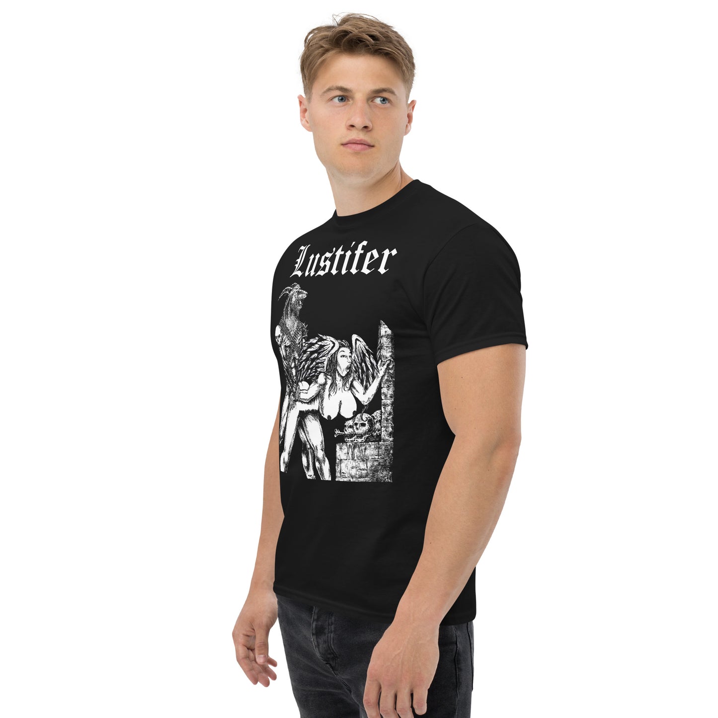 Lustifer Goat man and Woman T-SHIRT