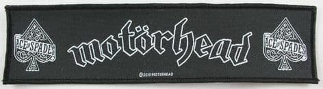 Motorhead Ace of spades Strip Woven Patch