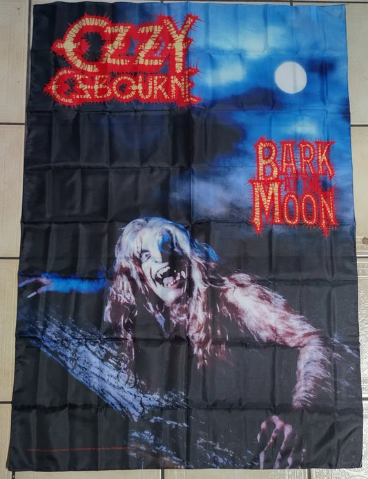 Ozzy Bark at the moon Banner