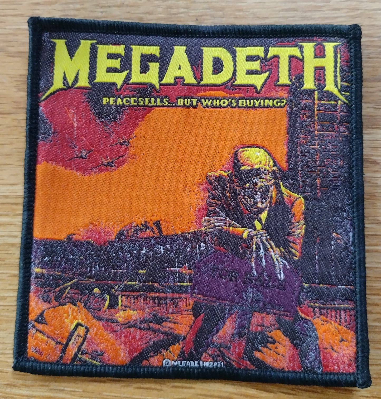 Megadeth peace sells Woven Patch