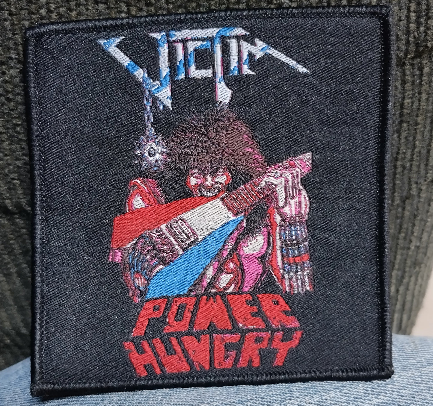 Victim Power Hungry Woven Patch