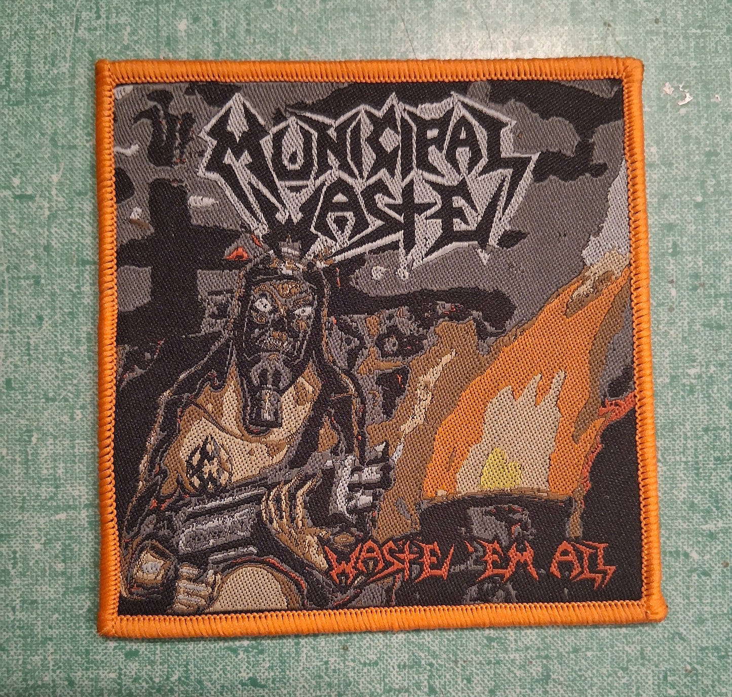 Municipal Waste Waste'em All Woven Patch