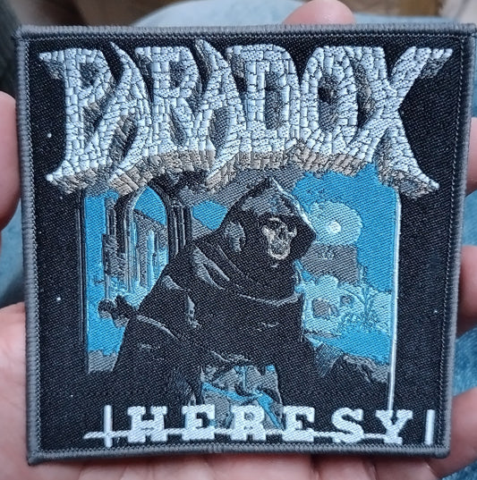 Paradox Heresy grey border Woven Patch