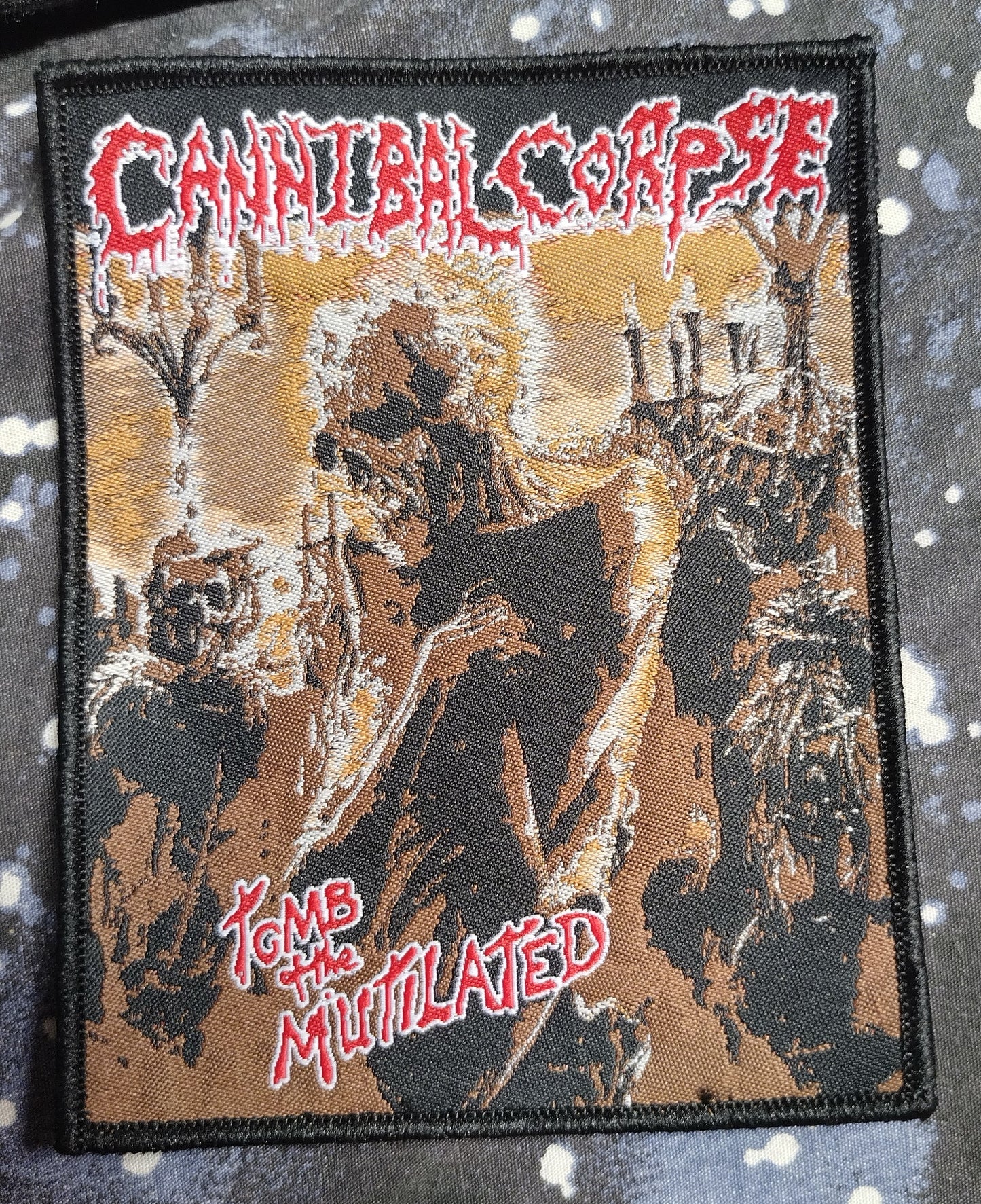 Cannibal Corpse Tomb of the mutilated Woven Patch