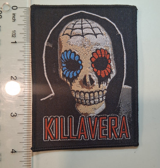 Killavera Close-up face Black Border Woven PATCH