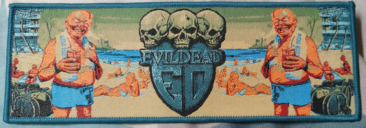 Evil Dead annihilation of civilization Green border strip Woven Patch