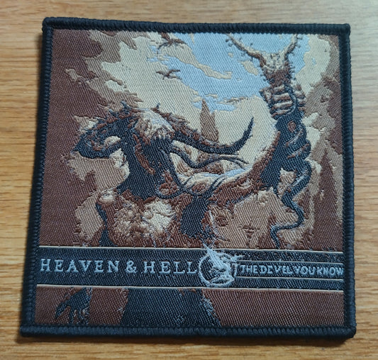 Heaven and Hell the devil you know Woven Patch