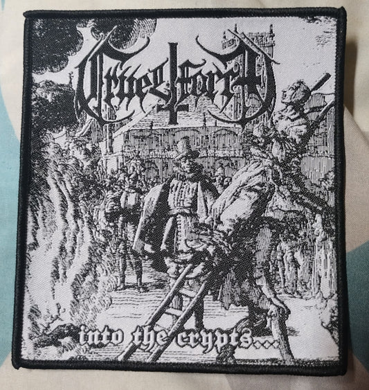 Cruel Force into the crypts Woven Patch