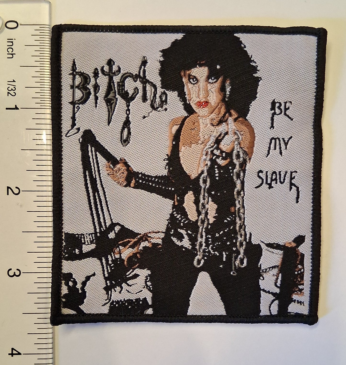 Bitch be my slave Woven patch