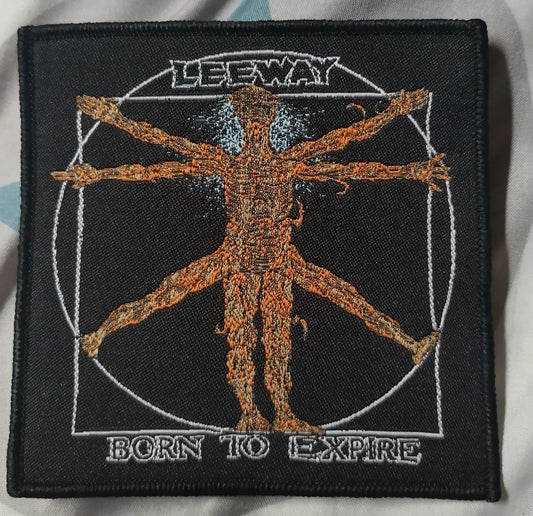 Leeway Born to expire Woven Patch