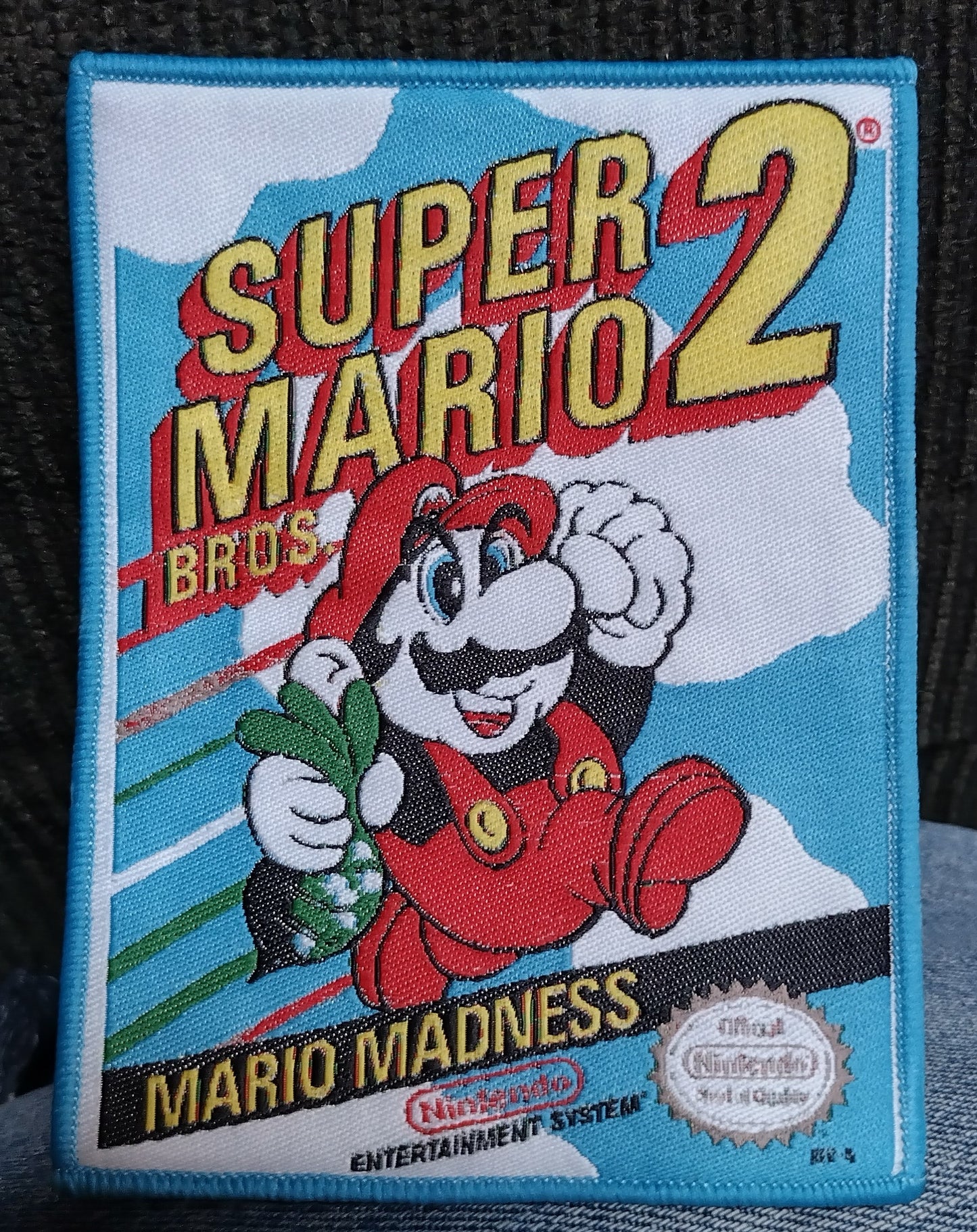 Super Mario Bros 2 NES Woven Patch