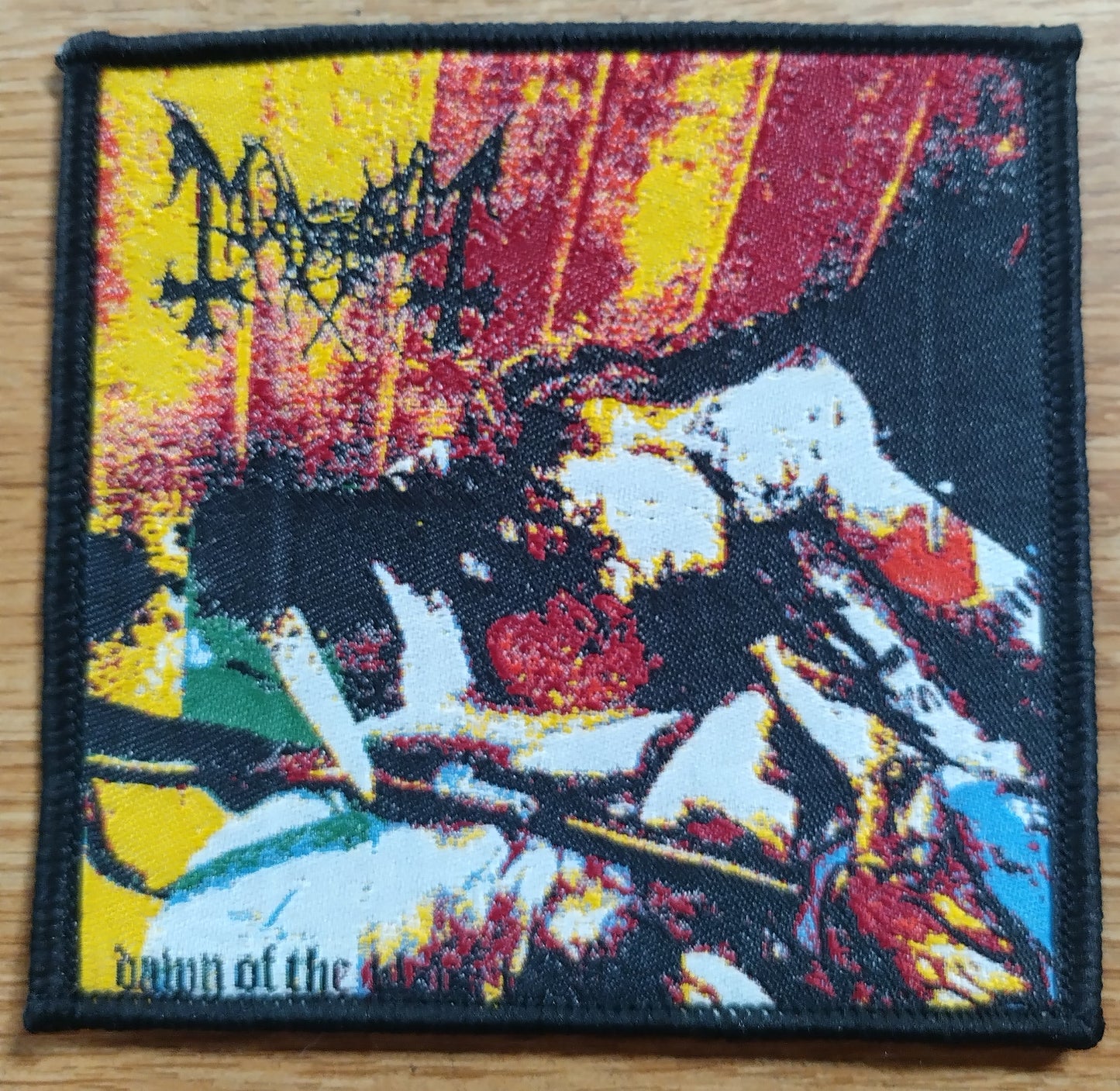 Mayhem Dawn of the blackheart's Woven Patch