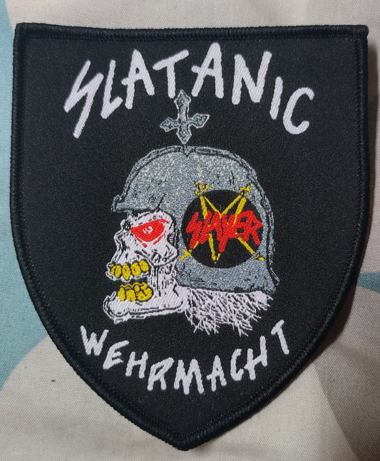 Slayer Slatanic Wehmacht Woven Patch