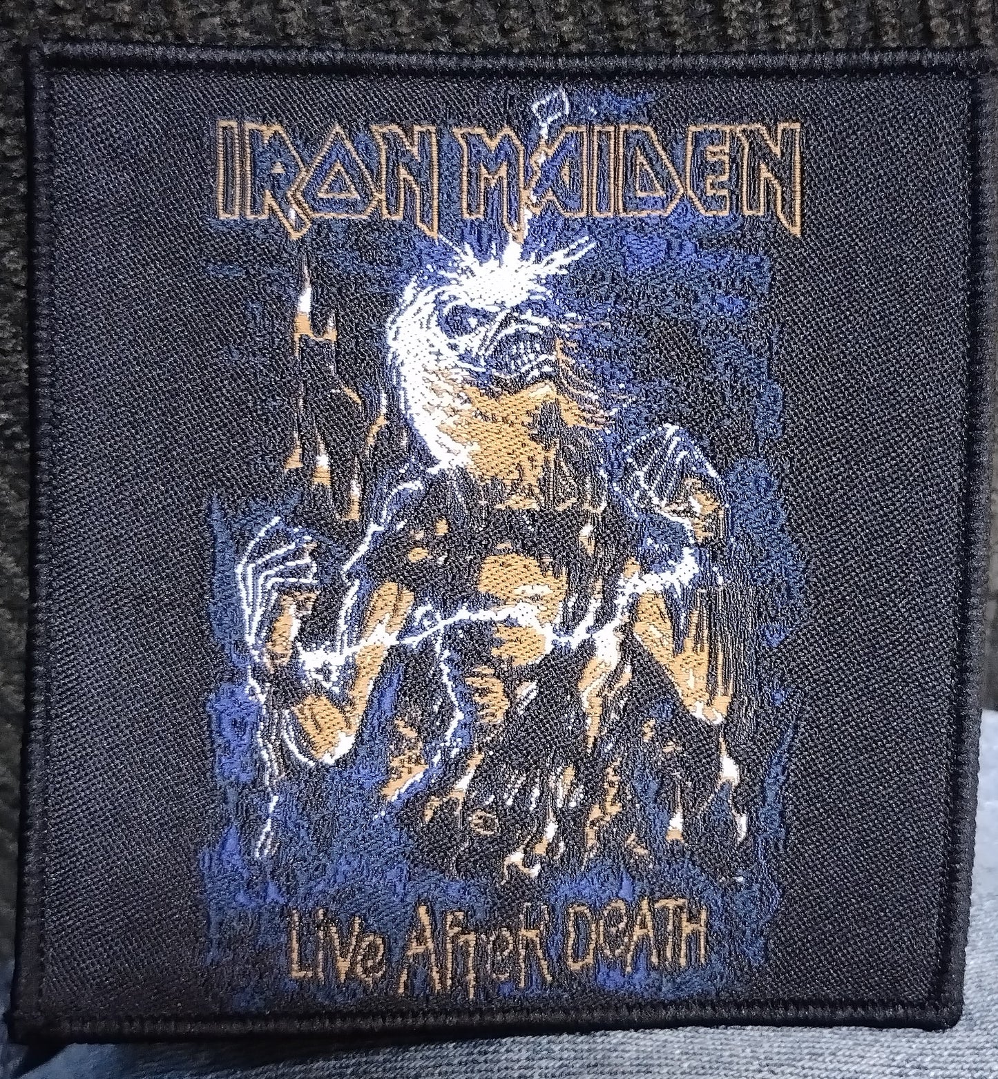 Iron Maiden Live after death Woven Patch