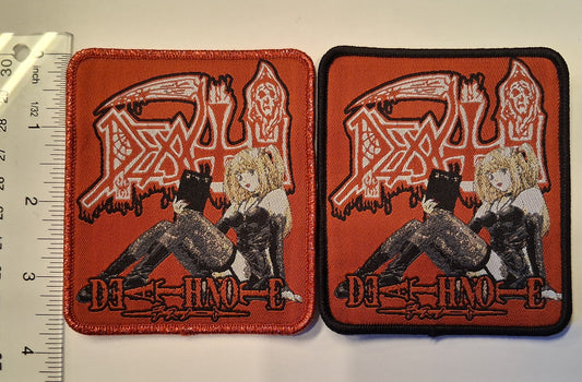 Death band Deathnote Woven patch