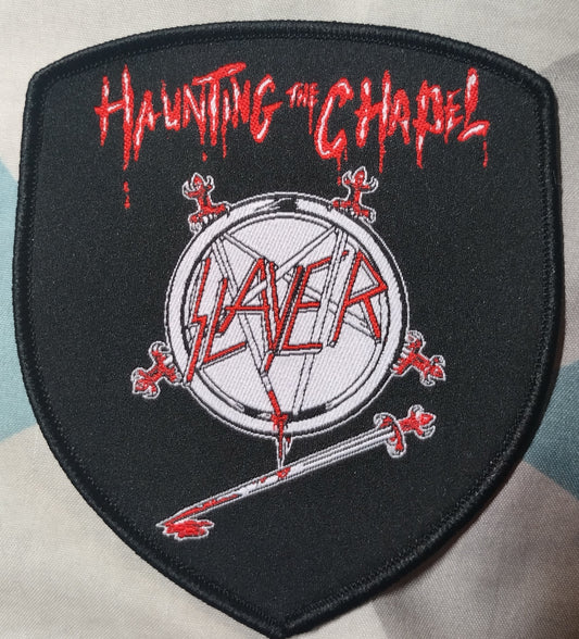 Slayer haunting the chapel Woven Patches