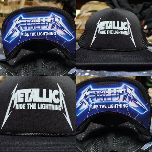 Metallica Ride the lightning Trucker Hat