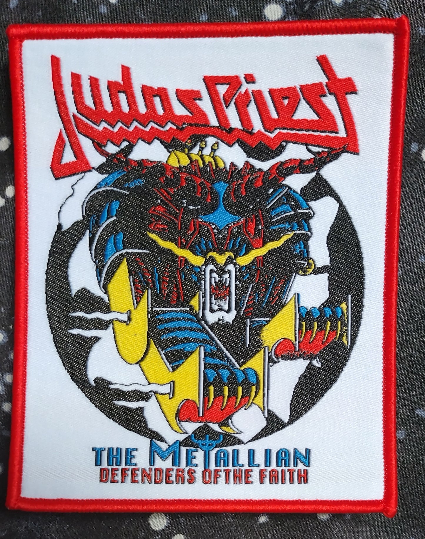 Judas Priest defenders of the faith Woven Patch