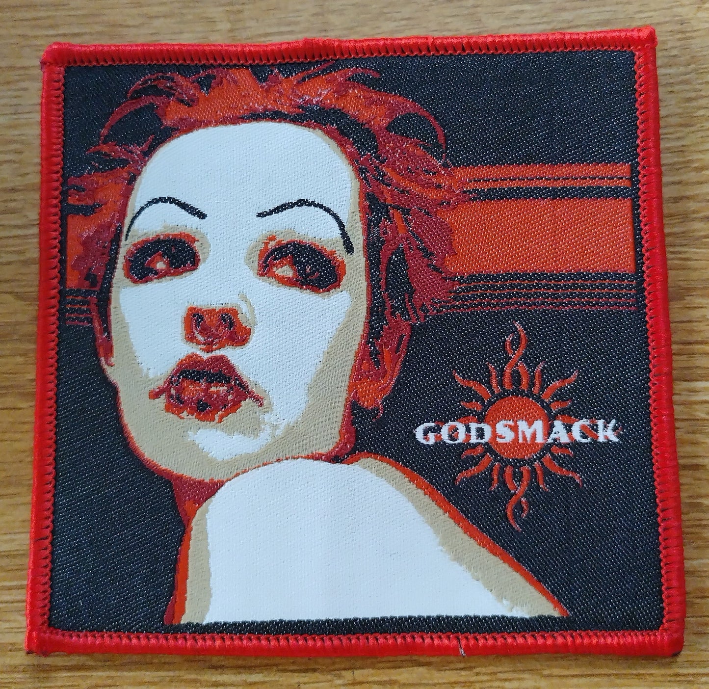 Godsmack debut album Red Border Woven Patch