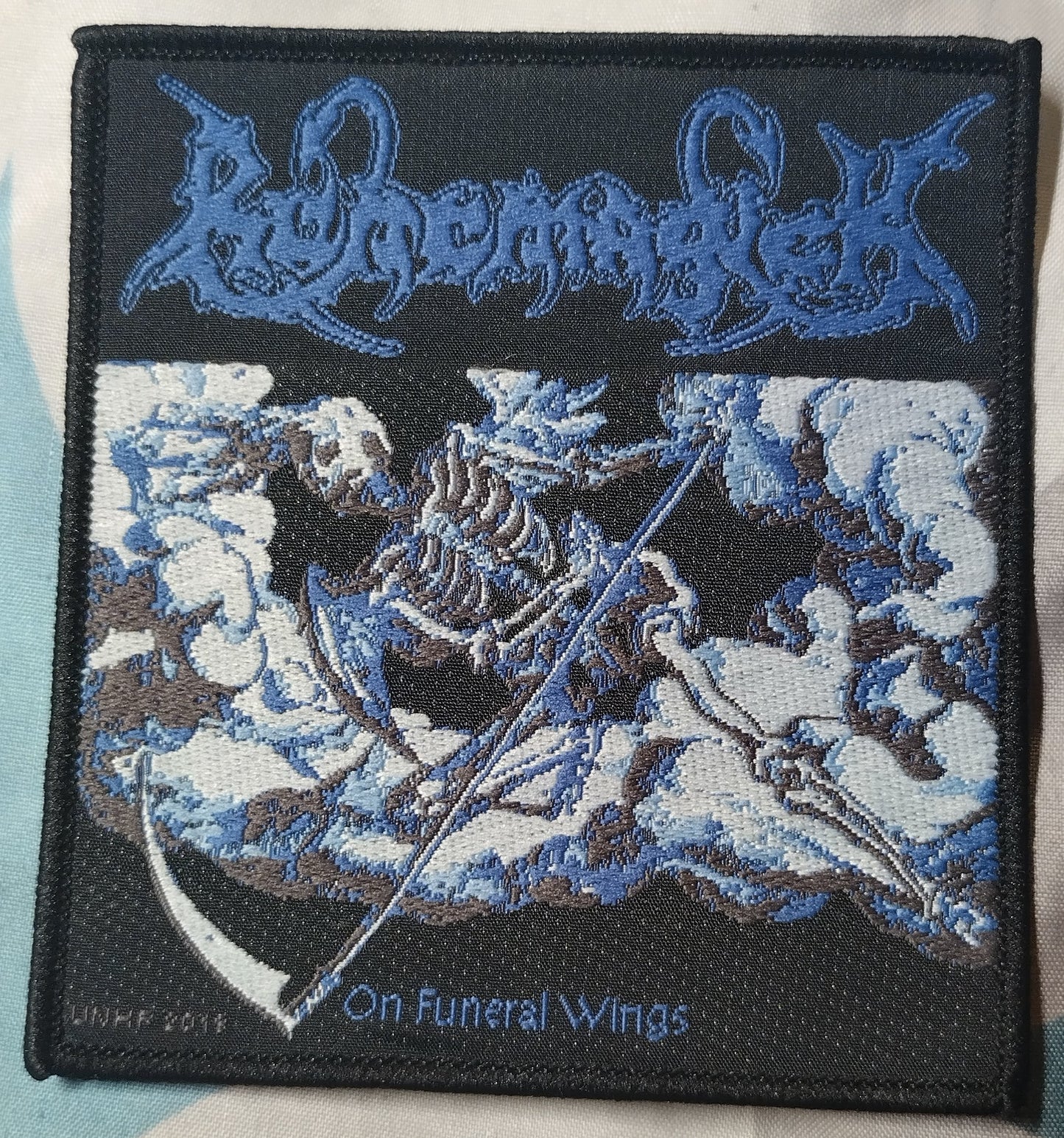 Runemagick on funeral wings Woven Patch