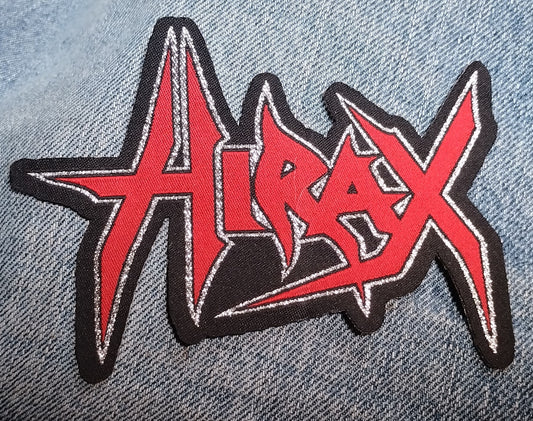 Hirax logo laser cut Woven Patch