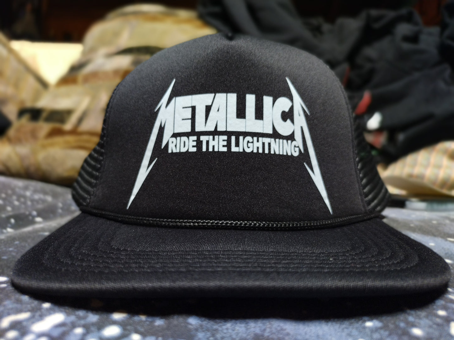 Metallica Ride the lightning Trucker Hat