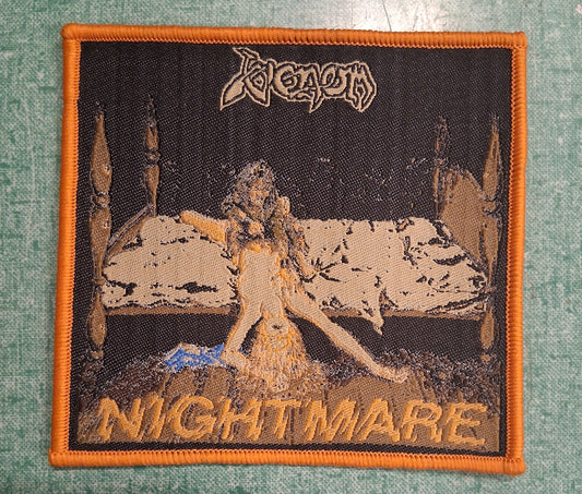 Venom Nightmare Orange Border Woven Patch