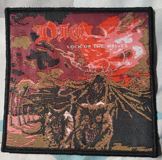 Dio Lock up the wolves Woven Patch