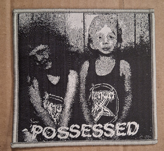 Venom Possessed grey Border Woven Patch