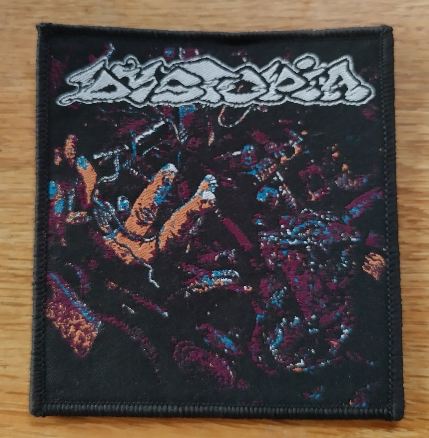 Dystopia Human Garbage Woven Patch