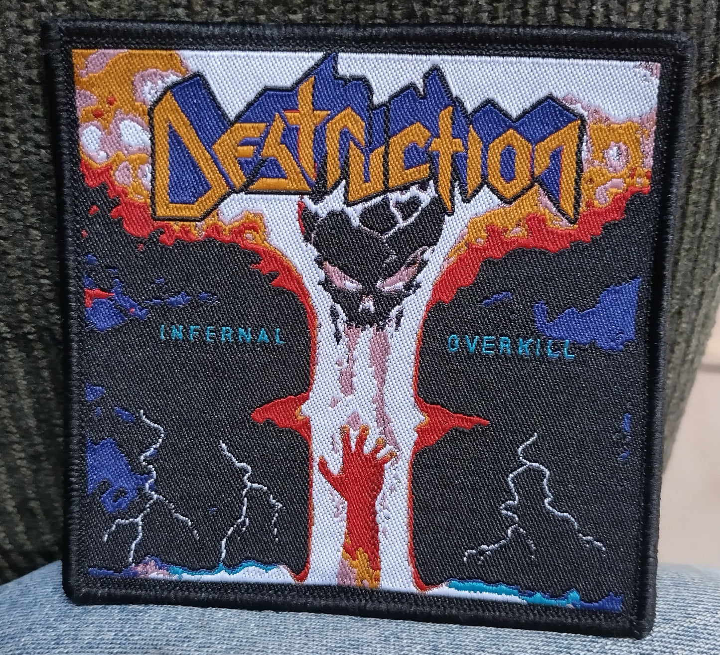 Destruction infernal overkill Woven Patch