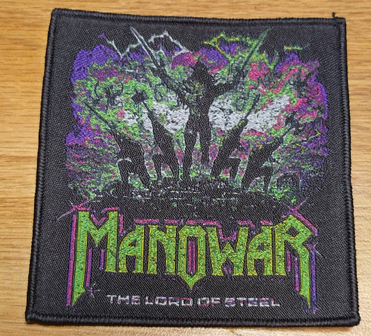 Manowar the Lord of steel Woven Patch