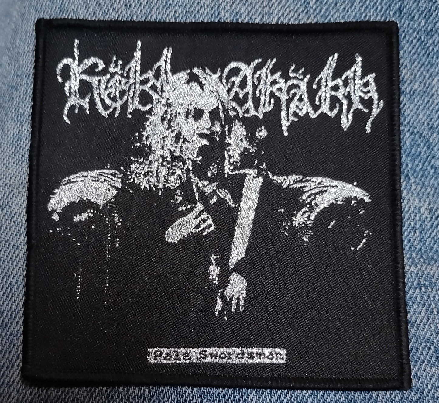 Kekht Arakh Pale Swordsman black border Woven Patch