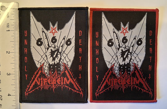 Nifelheim Unholy Death Woven patch